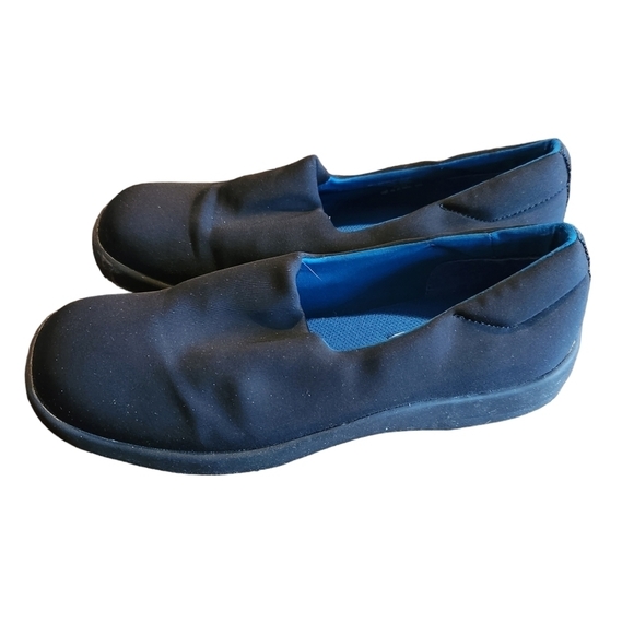 Keds black thick heel silp on loafer shoes - Picture 4 of 10